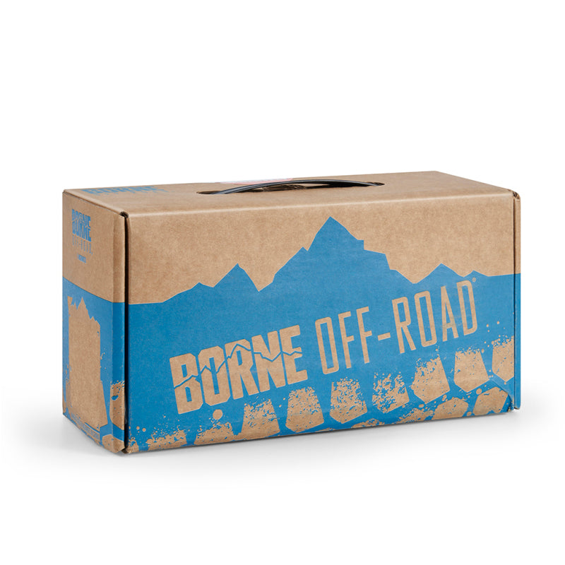Borne Off-Road Medium-Duty Ratchet Tie-Down Kit (4-Pack) Black - BNRTC-TDMD-4BK