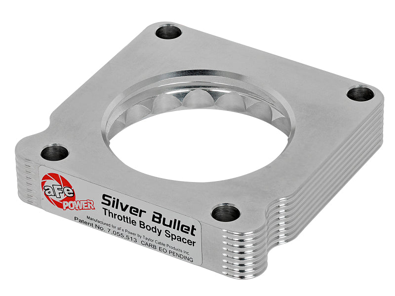 aFe 01-16 Nissan Patrol (Y61) L6-4.8L Silver Bullet Throttle Body Spacer - 46-36006