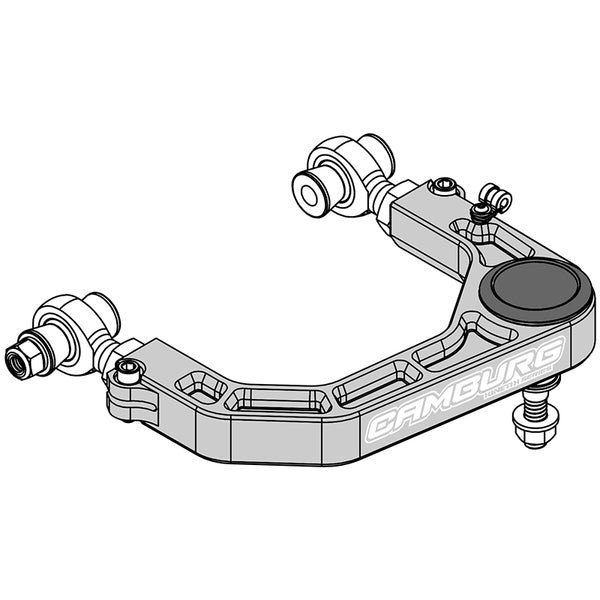 Camburg Toyota Tacoma 05-23 / 4-Runner 03-23 / FJ 07-14 KINETIK V2 Billet Uniball Upper Arms - CAM-310184-GRY for 2003-2022 L