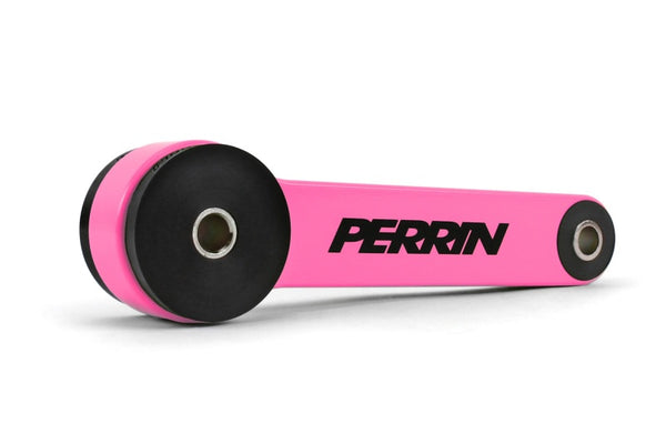 Perrin 02-11 Impreza / 02-24 WRX / 04-21 STi Pitch Stop Mount - Hyper Pink - PSP-DRV-101HP for 2008-2025 Subaru WRX - front v