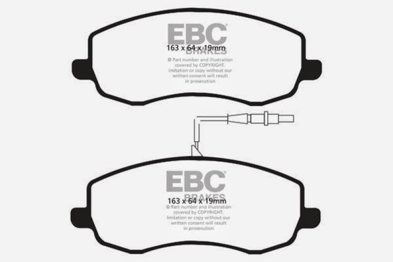 EBC AP Racing Caliper CP7040 (AP Racing Pad CP7040D54) Bluestuff Brake Pads - DP5062NDX