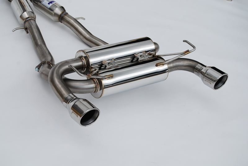 Invidia 2022+ Nissan Z 70mm Gemini Cat Back Exhaust - Rolled SS Tips - HS22N4Z7GM1RSL