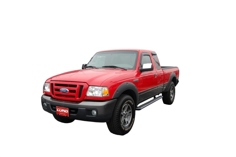 AVS 99-11 Ford Ranger (Fixed Window) Ventvisor Outside Mount Window Deflectors 4pc - Smoke - 94423