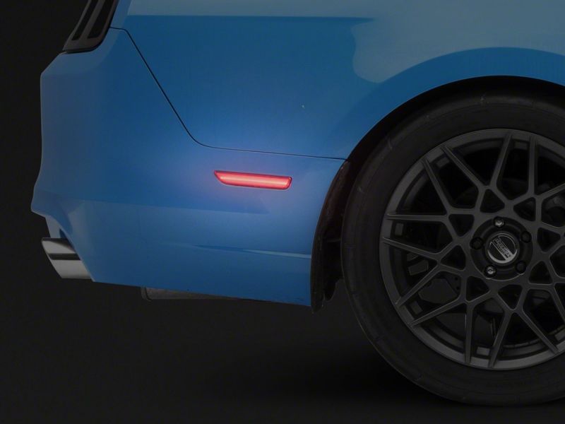 Raxiom10-14 Ford Mustang Axial Series LED Side and Quarter Marker Lights- Clear - 398335