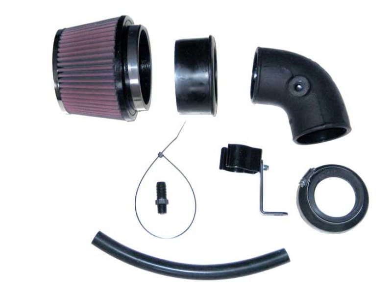 K&N Performance Intake Kit BMW MINI ONE / COOPER 1.6L, 16V, 90/116BHP - 57-0331-1 for 2002-2006 Mini Cooper - front view