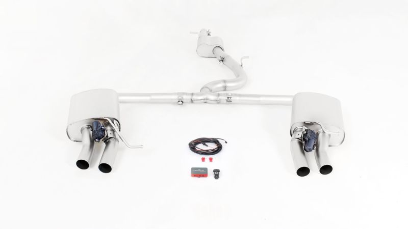 Remus 2016 Volkswagen Golf R 2.0L Mk VII Cat Back Exhaust (Tail Pipe Set Req) - 956015 0500LR by Remus
