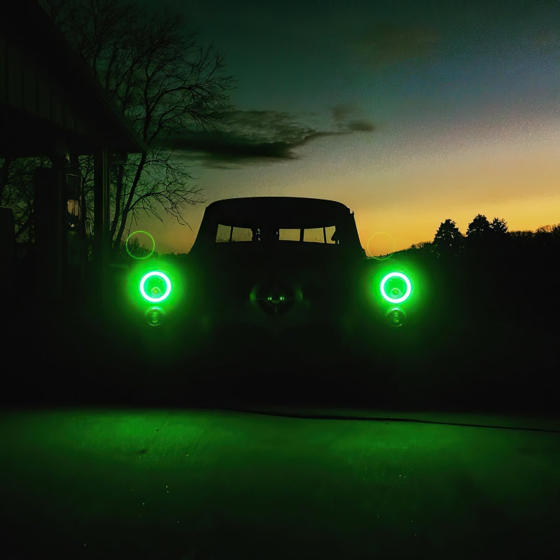 Oracle Pre-Installed Lights 7 IN. Sealed Beam - Amber Halo SEE WARRANTY - 6905-005