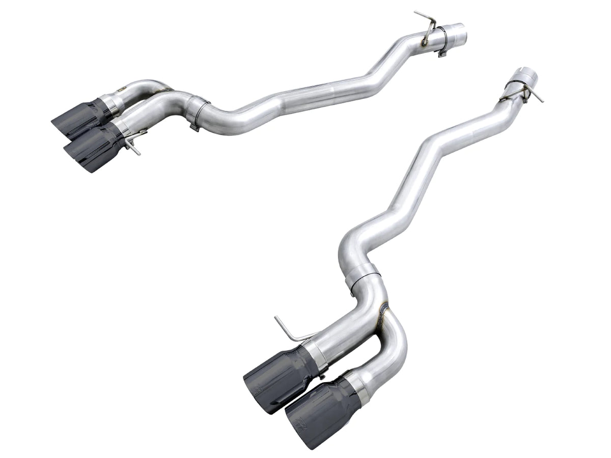 AWE Tuning 18-19 BMW M5 (F90) 4.4T AWD Cat-back Exhaust - Track Edition (Diamond Black Tips) - 3020-43078