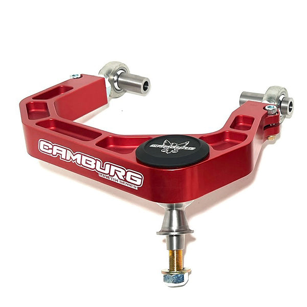 Camburg Toyota Tundra 2WD/4WD 07-21 KINETIK V2 Performance Billet Uniball Upper Arms (Red) - CAM-310187-RED for 2008-2022 Toy