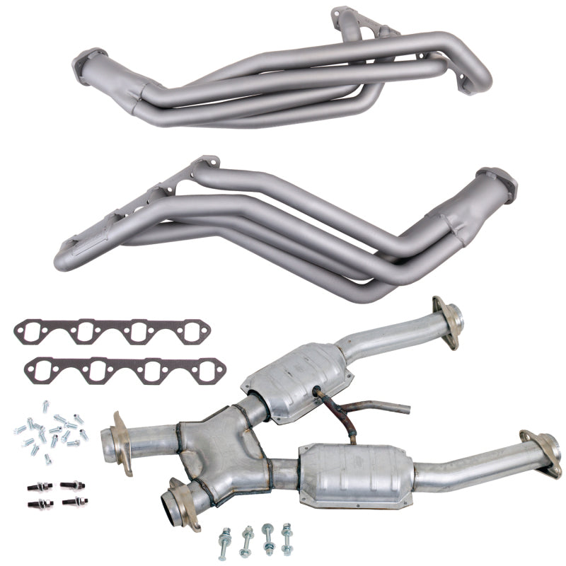 BBK 94-95 Ford Mustang 5.0L 1-5/8 Long Tube Headers w/High Flow Catted X-Pipe (Ti Ceramic) - 15192
