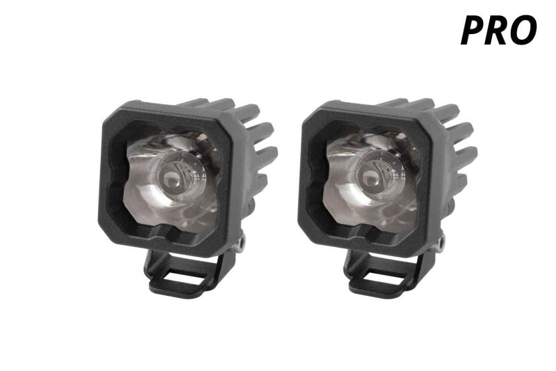 Diode Dynamics Stage Series C1 LED Pod Pro - White Wide Standard ABL (Pair) - DD6455P