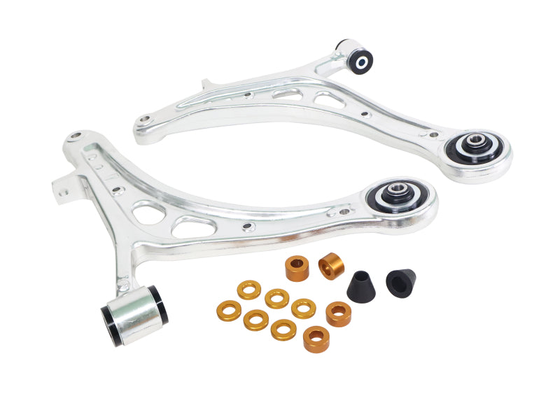 Whiteline 17-21 Subaru WRX/STI Front Lower Control Arms w/ Caster Correction - KTA407