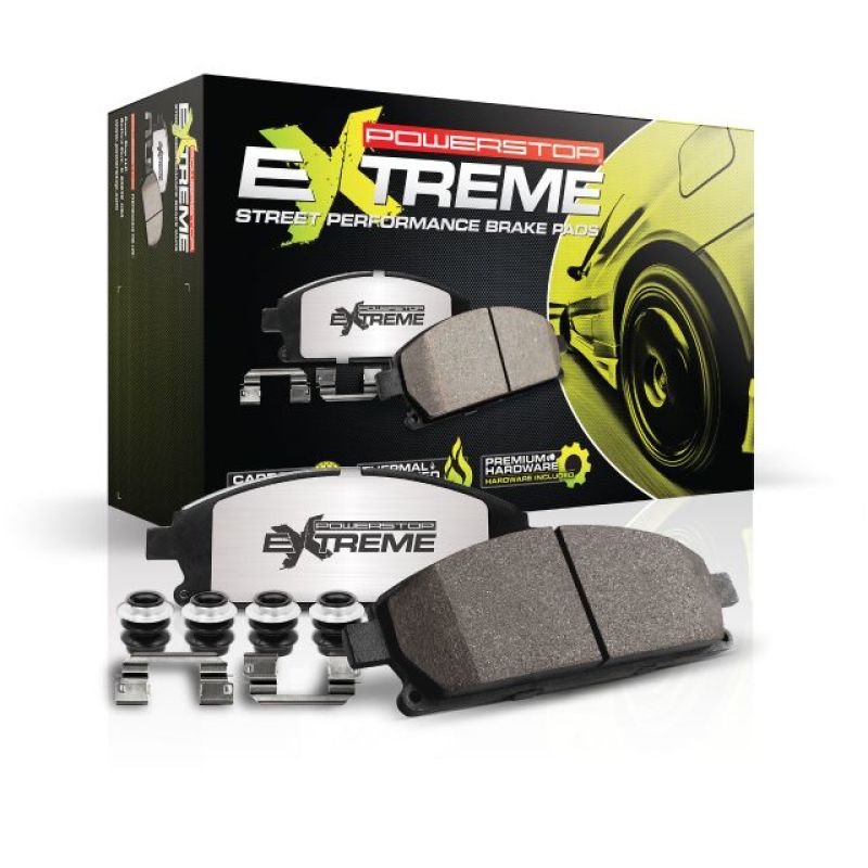 Power Stop 03-05 Infiniti G35 Rear Z26 Extreme Street Brake Pads w/Hardware - Z26-961