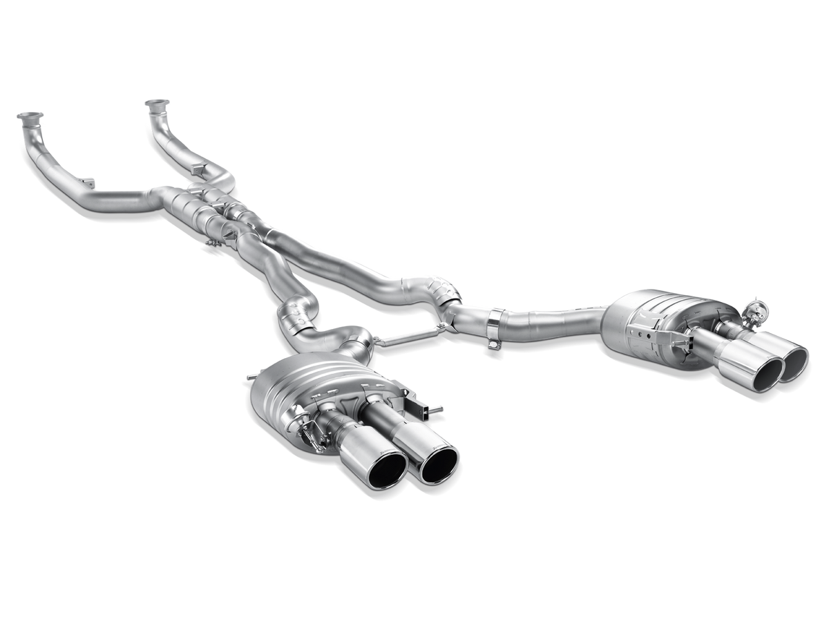 Akrapovic 13-17 BMW M6 Gran Coupe (F06) Evolution Line Cat Back (Titanium) w/ Titanium Tips - ME-BM/T/6H-T