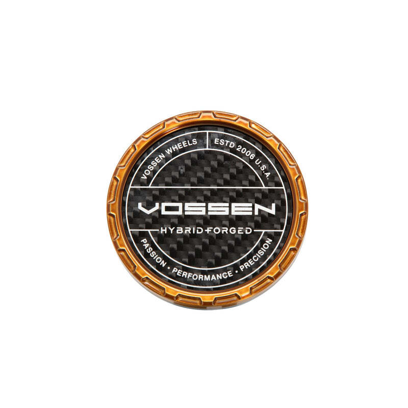 Vossen HF Carbon Billet Sport Cap 2.0 - Small (VHF) - Transparent Bronze - Twill Weave (Gloss) - CAPBSC2-SM-HF-BZ-W