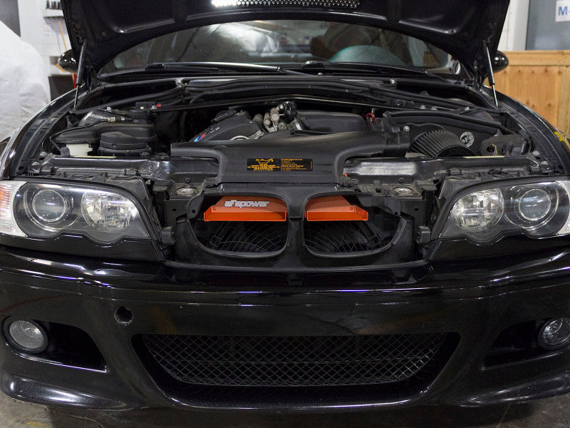 aFe MagnumFORCE Intakes Scoops AIS BMW 3-Series/ M3 (E46) 01-06 L6 - Orange - 54-10468-N