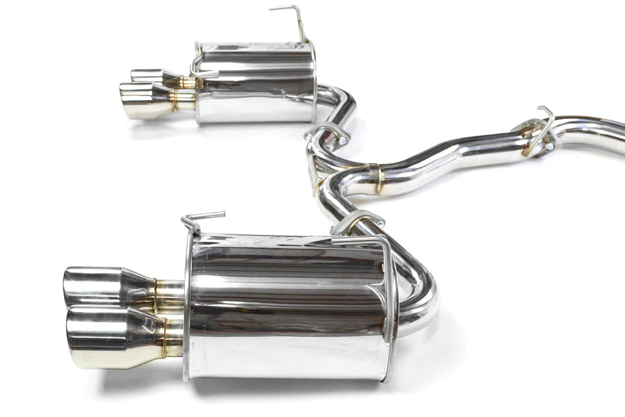 Invidia 11+ STI/WRX Sedan Only 76mm Q300 Stainless Steel Tip Cat-back Exhaust - HS11STIG3S
