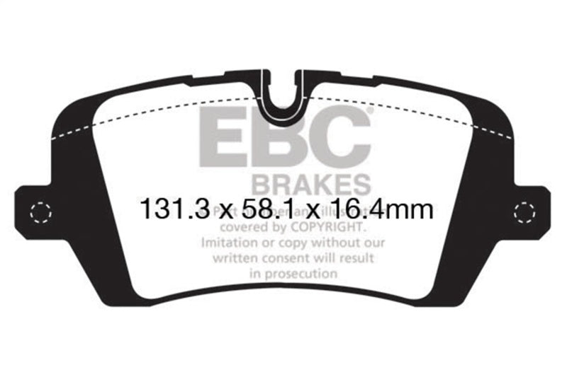 EBC 13+ Land Rover Range Rover 3.0 Supercharged Greenstuff Rear Brake Pads - DP62161
