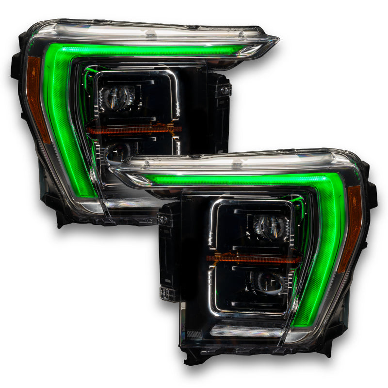 Oracle 21-23 Ford F-150 ColorSHIFT RGB+W Headlight DRL Upgrade Kit w/ No Controller SEE WARRANTY - 1460-334