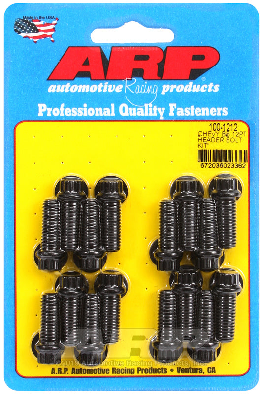 ARP BB Chevy 12pt Header Bolt Kit - 100-1212