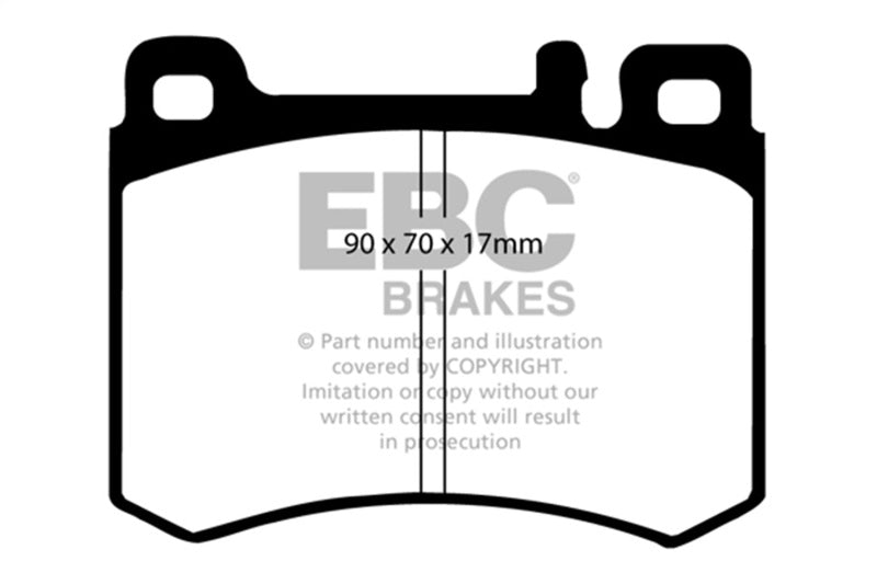 EBC 86-89 Mercedes-Benz 560 SL Ultimax Front Brake Pads - UD424