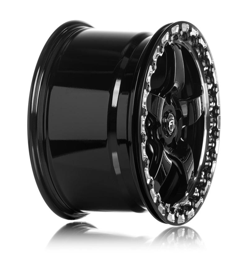 Forgestar D5 Beadlock 15x10 / 5x114.3 BP / ET50 / 7.5in BS Gloss Black Wheel - F001B0067P50