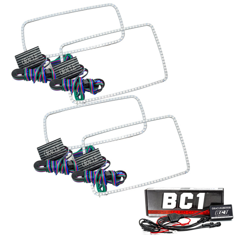 Oracle Ford F250 08-10 Halo Kit - ColorSHIFT w/ BC1 Controller SEE WARRANTY - 2249-335