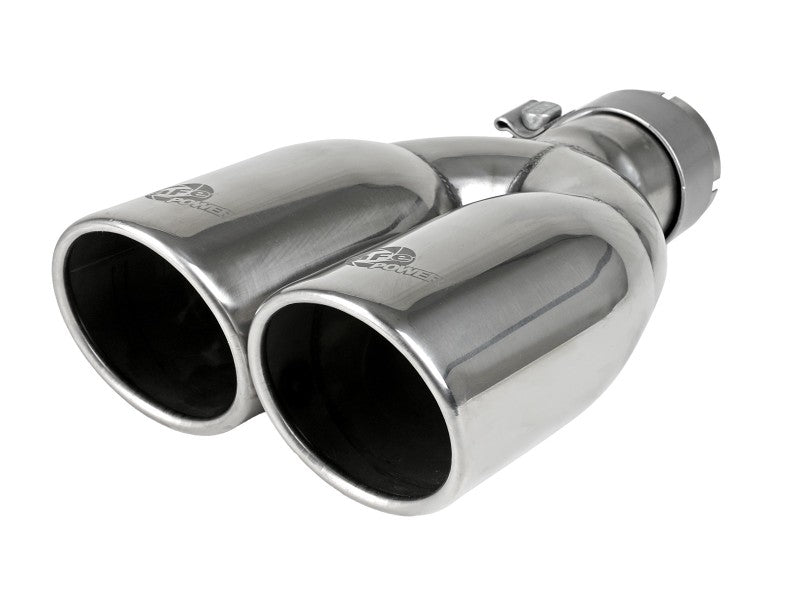 aFe Vulcan Series 2.5in 304SS Cat-Back Exhaust 07-18 Jeep Wrangler (JK) V6-3.6/3.8L w/ Polished Tips - 49-38087-P