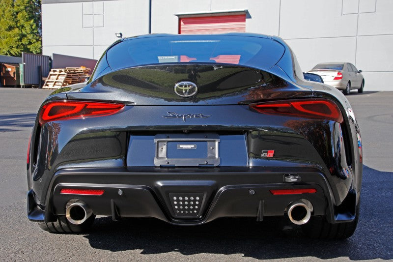 Perrin 20+ Toyota Supra Tow Hook Kit (Rear) - Black - PTP-BDY-250BK