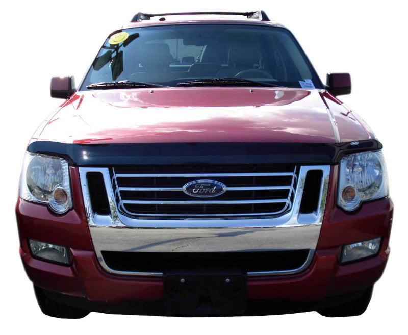 AVS 06-10 Ford Explorer High Profile Bugflector II Hood Shield - Smoke - 25314