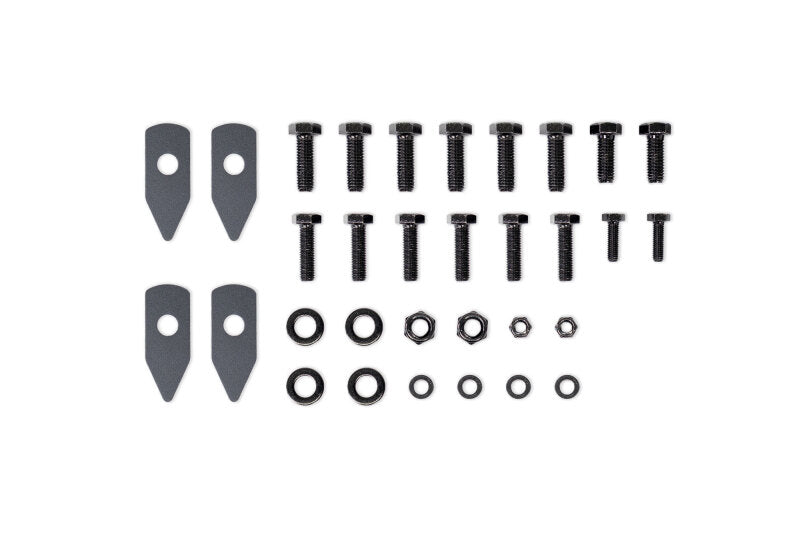 DV8 Offroad 21-25 Ford Bronco Frame Horn Reinforcement Brackets - ABBR-04