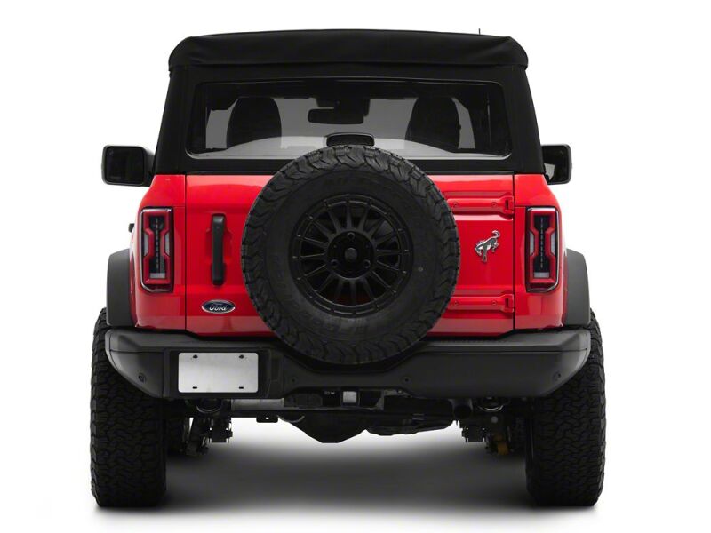 Raxiom 21-26 Ford Bronco Axial Series LED Tail Lights- Black Housing- Clear Lens - FB37113 - close-up view 8