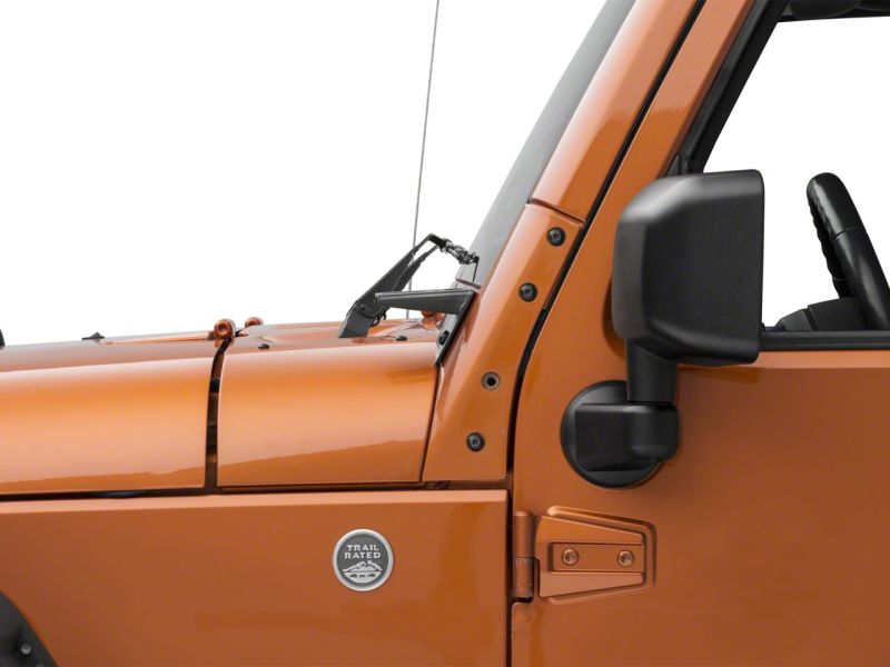 Raxiom 07-18 Jeep Wrangler JK Axial Series Windshield Pillar Mounted Light Brackets - J109492