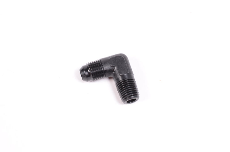 Radium Engineering 6AN Male to 1/4NPT Male 90DEG - 14-0270 by Radium Engineering - front view