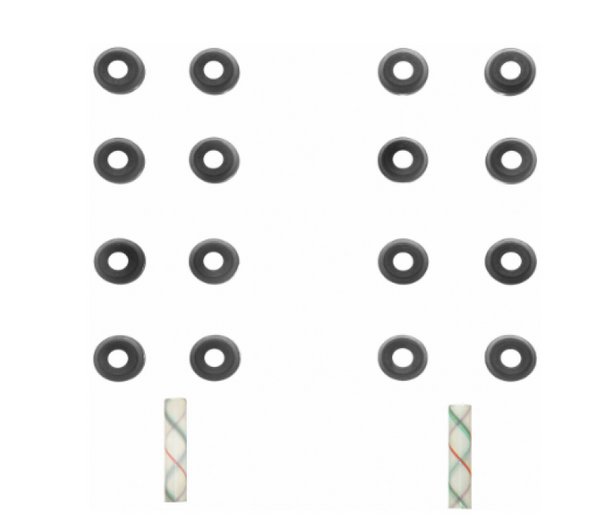 Fel-Pro 04-09 Honda S2000/93-97 Civic Del Sol/12-15 Civic Engine Valve Stem Oil Seal Set - SS702831 for 2000-2009 Honda S2000 - front view