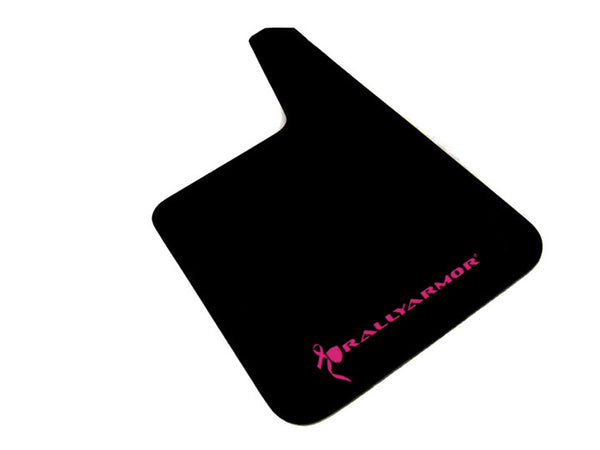 Rally Armor Universal Fit (No Hardware) Basic Plus Breast Cancer Pink Logo - MF20-BAS-BCPK by Rally Armor - front view