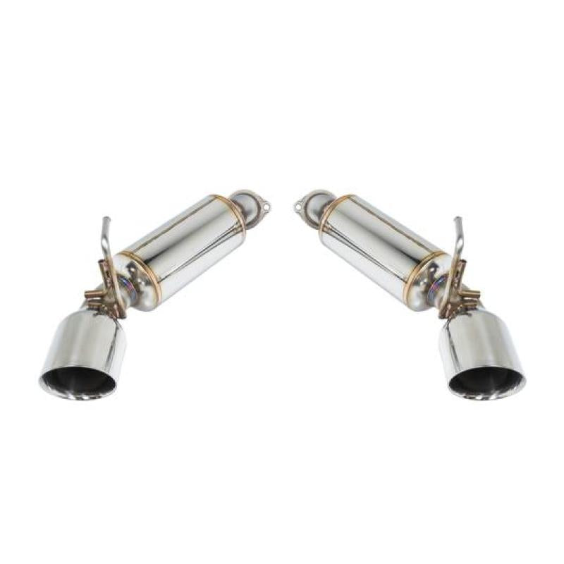 Remark 09-19 Nissan 370z Axle Back Exhaust w/Stainless Double Wall Tip - RO-TS34-D