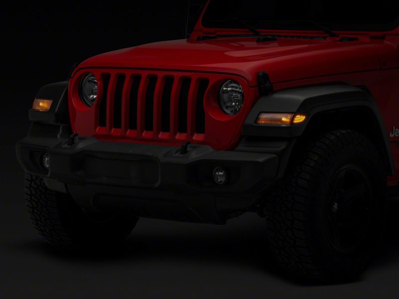 Raxiom 18-23 Jeep Wrangler JL Axial Series LED Side Marker Lights- Smoked - J170484