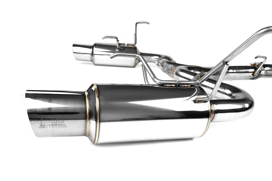 Invidia 08+ Subaru WRX/STI 4dr N1 Twin Outlet Single Layer Tip SS Cat-Back Exhaust - HS11STIGTP