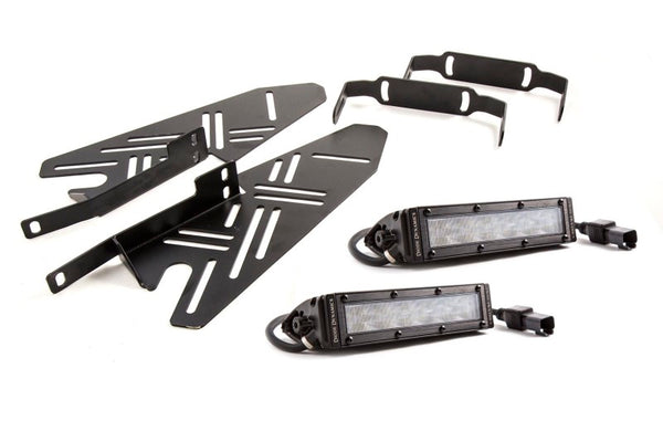 Diode Dynamics Raptor 2017 Stage Series Fog Kit Stage Series 6 In - White Wide - DD6005 for 2017-2020 Ford F 150 - front view