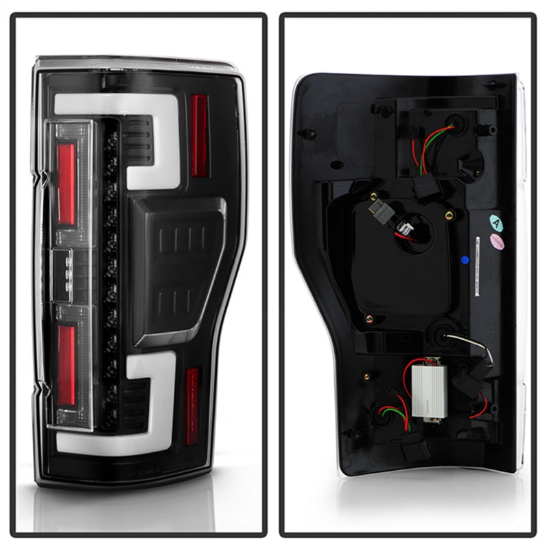 Spyder 20-21 Ford F250 Superduty LED Tail Lights - Black (ALT-YD-FS20HAL-LED-BK) - 5088659