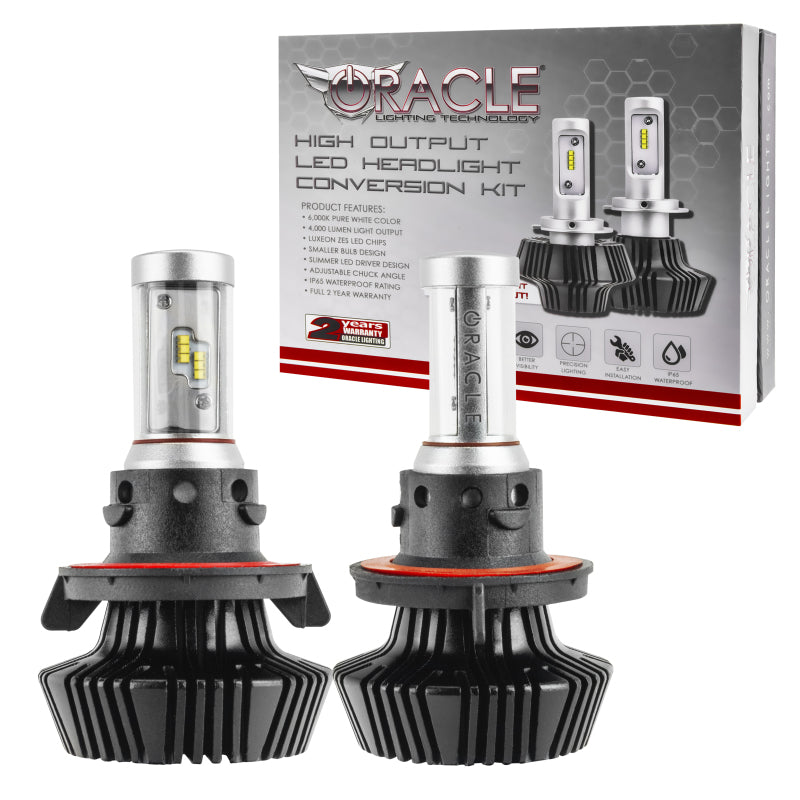 Oracle H13 4000 Lumen LED Headlight Bulbs (Pair) - 6000K SEE WARRANTY - 5236-001