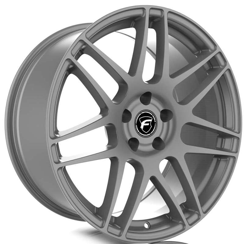 Forgestar F14 Drag 18x5.0 / 5x114.3 BP / ET-23 / 2.125in BS Gloss Anthracite Wheel - F1738C067N23
