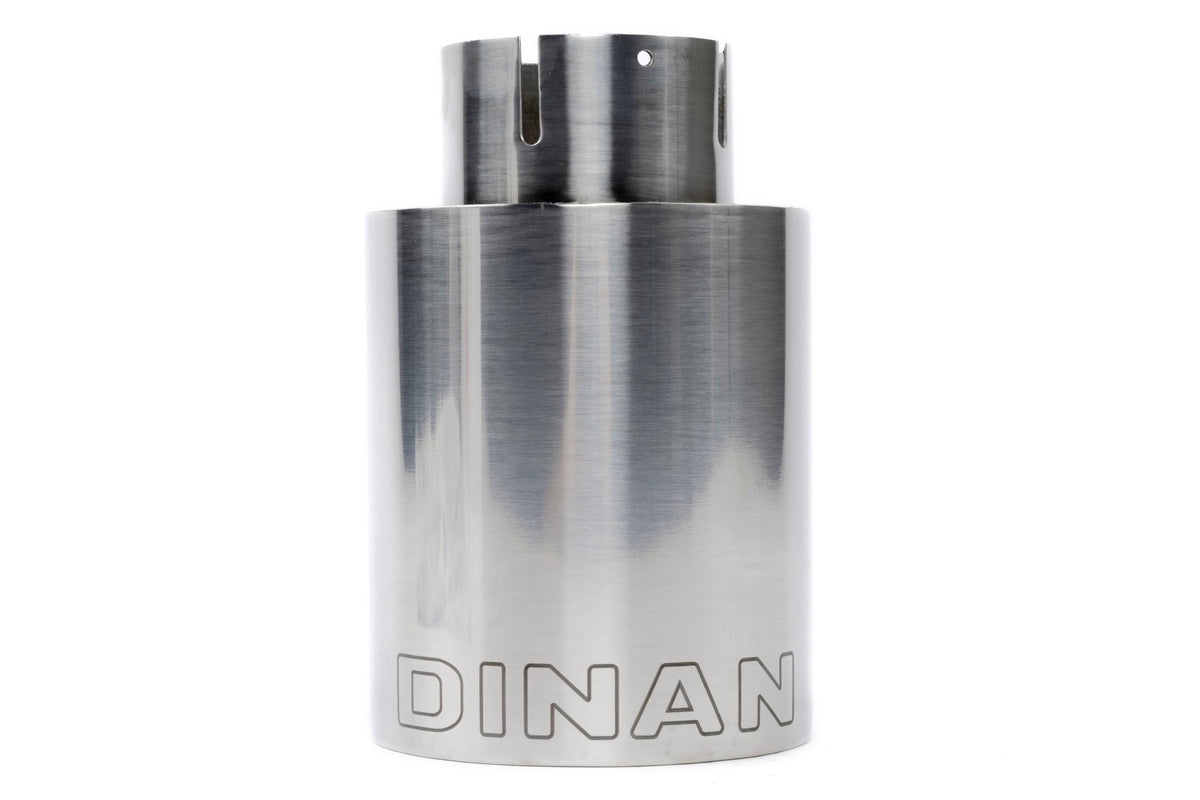 Dinan - Double-Walled 4" Clamp-On Exhaust Tip (Polished) - D663-0555-BOX