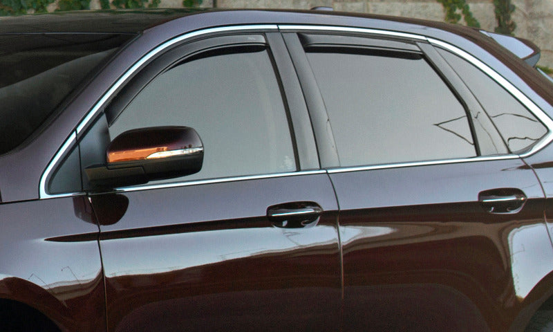 AVS 00-04 Nissan Xterra Ventvisor In-Channel Front &amp; Rear Window Deflectors 4pc - Smoke - 194719