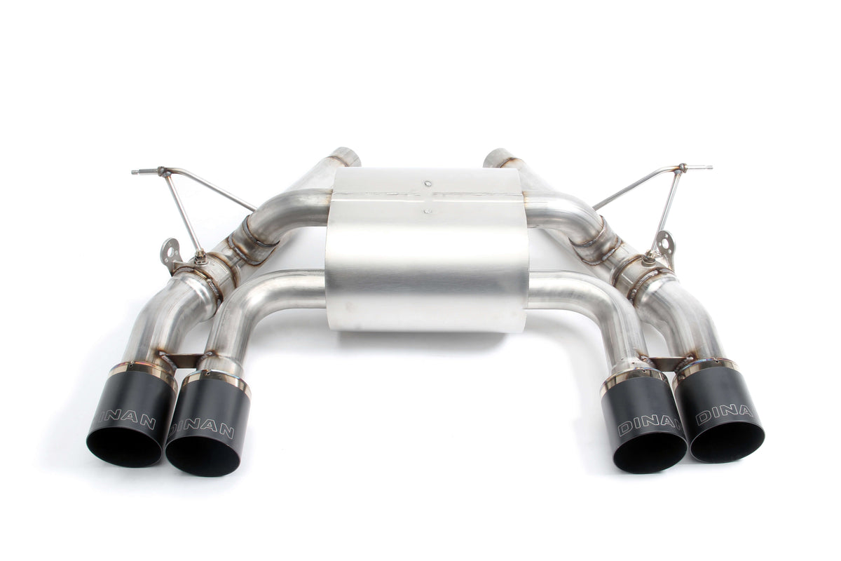 Dinan - Free Flow Axle-Back Exhaust - 2015-2020 BMW M3/M4 - D660-0050-BLK