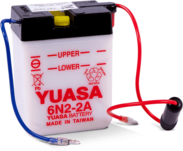Yuasa 6N2-2A Conventional 6 Volt Battery - YUAM2620A by Yuasa Battery