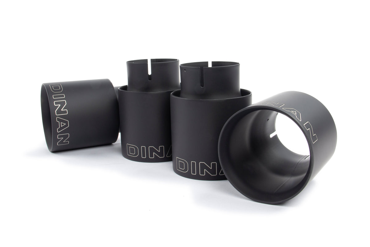 Dinan - Free Flow Axle-Back Exhaust & X-Pipe - 2019-2021 BMW M2C - D660-0082-BLK