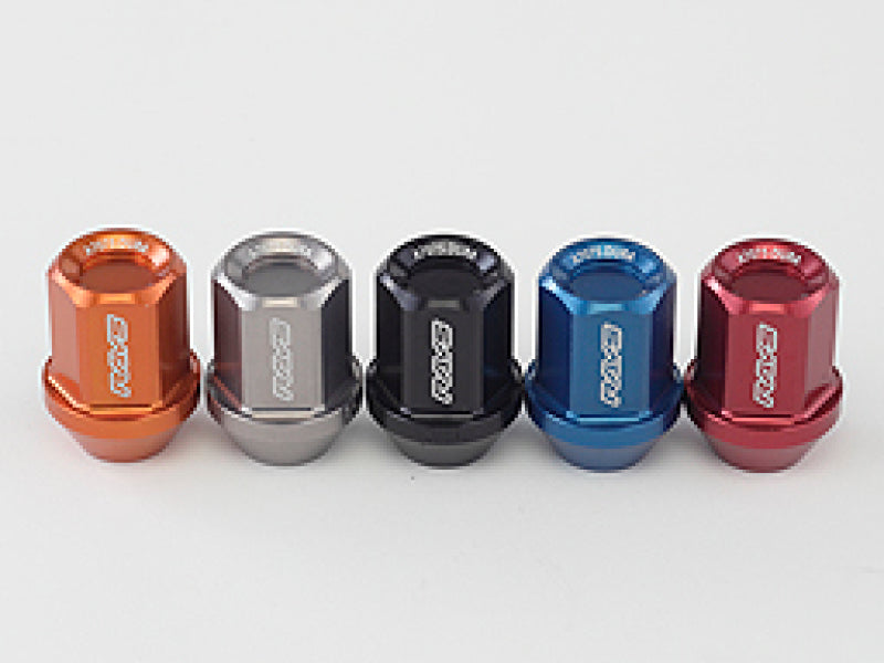 Rays Dura-Nut L32 Straight Type 12x1.25 Lug Nut Set 16 Lug 4 Lock Set - Blue - WDURA3212125U