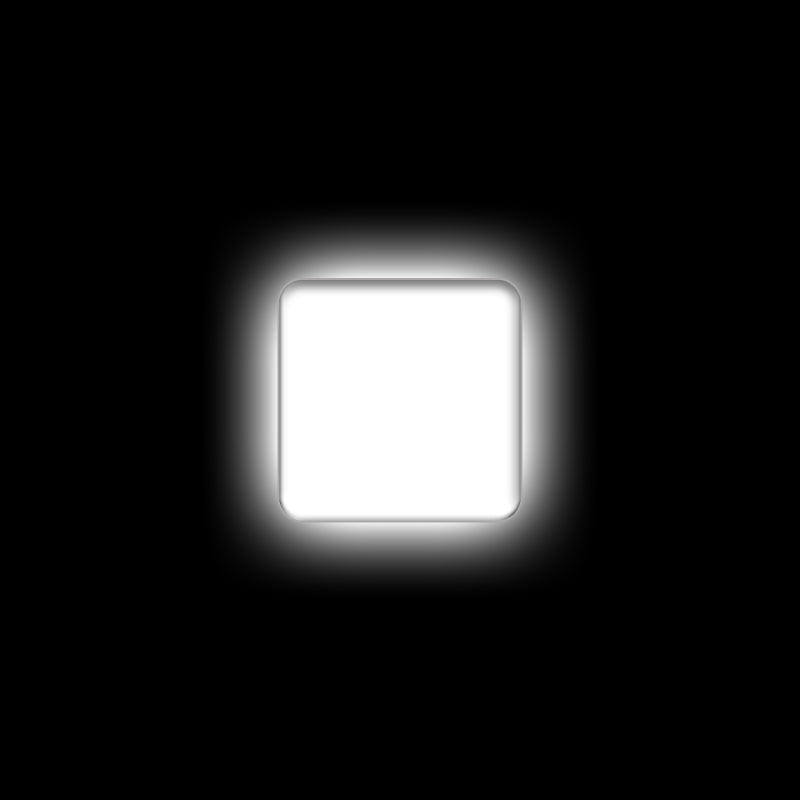 ORACLE Lighting Universal Illuminated LED Letter Badges - Matte Wht Surface Finish - I SEE WARRANTY - 3140-I-001